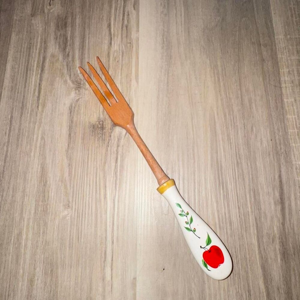 vintage salad serving fork
